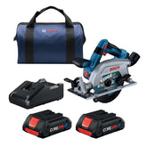 Bosch GKS18V-22LB25 Circular Saw Kit, Battery Included, 18 V, 144 W-hr, 6-1/2 in Dia Blade, 2-1/4 in Cutting Capacity